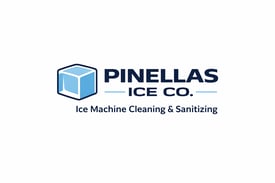 Pinellas Ice Co. company logo offering ice machine cleaning and sanitization.