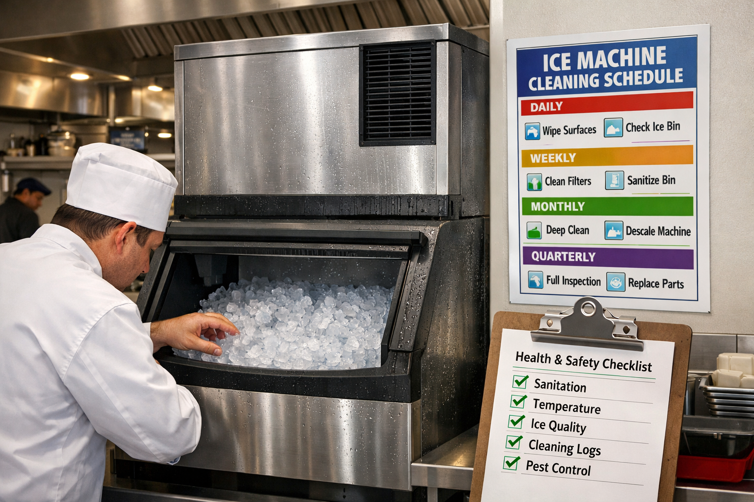 Commercial ice machine cleaning requirements
