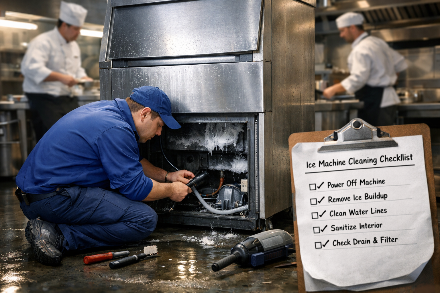 Commercial ice machine repair in Pinellas county